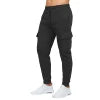 Men Winter Solid Windproof Lightweight Casual Mid Waist Modern Fit Polyester/Cotton Knitted Flat Front Drawstring Closure Fleece