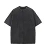 [USA STOCK] 230GSM Acid Wash T Shirt Mens Vintage Streetwear Heavyweight Oversized Drop Shoulder Tee US Warehouse Blanks